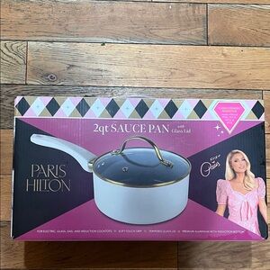 Paris Hilton Silver and Pink Kitchen Set